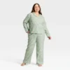 Conjunto de pijama de 2 piezas con diseño de pan de jengibre, para dama talla L -Wondershop