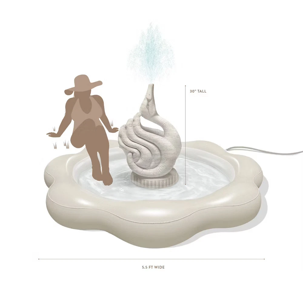 Fuente inflable cisne original de la colección resort exclusiva MINNIDIP - Imagen 4