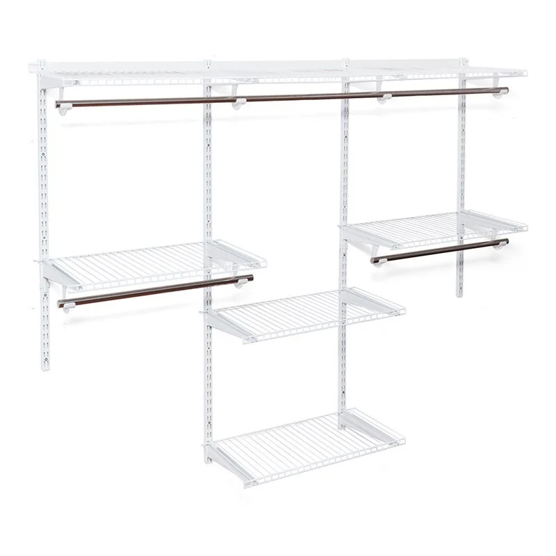 Armario ajustable de acero para montaje en pared, color blanco -Costway - Imagen 4