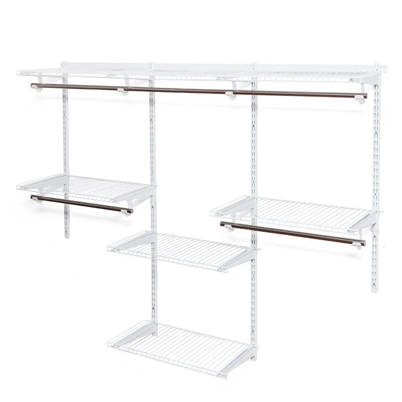 Armario ajustable de acero para montaje en pared, color blanco -Costway - Imagen 3