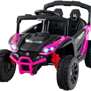 Alternative view of Buggy eléctrico para niños de 12 V con luces LED, música y claxon -Costway