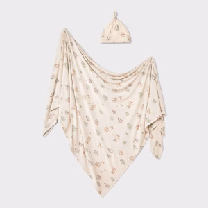 Set de manta y gorro para bebé con diseño de Winnie The Pooh