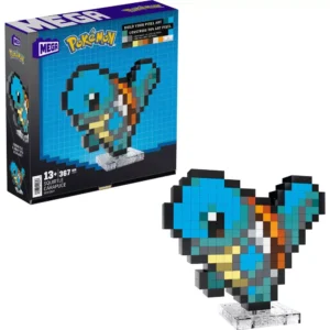 Kit de construcción de el Pokémon "Squirtle" de 367 piezas -MEGA