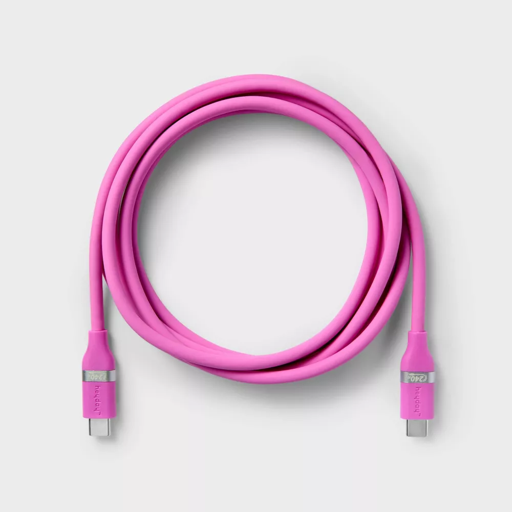 Cable de silicona USB-C a USB-C de 1,8 m para carga rápida - heyday - Imagen 2