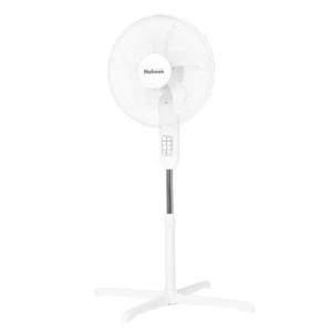 Ventilador de pedestal 16 pulgadas con 3 velocidades, color blanco -Holmes