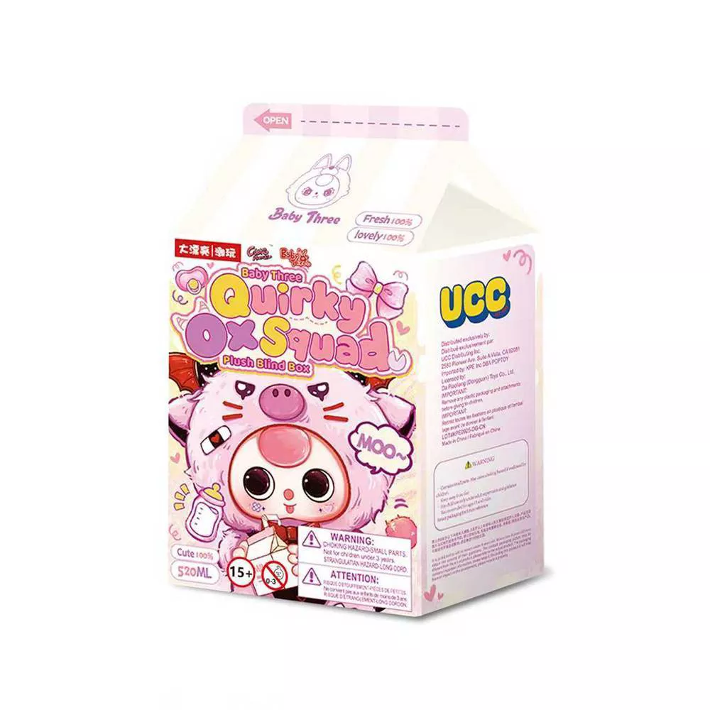 Caja Sorpresa de Peluches "Baby Three Quirky Ox Squad"