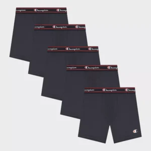 Paquete de 5 bóxers transpirables para hombre talla XL —Champion