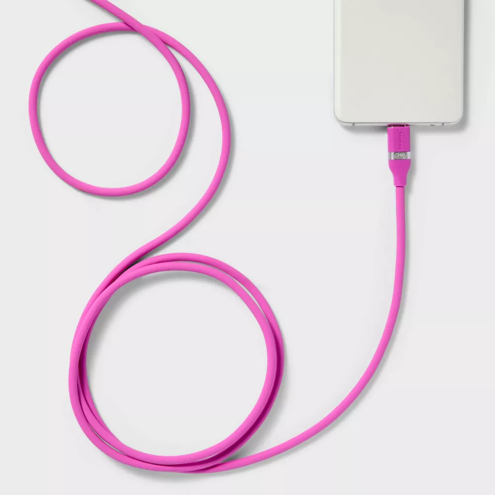 Cable de silicona USB-C a USB-C de 1,8 m para carga rápida - heyday - Imagen 3