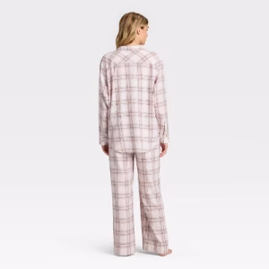 Alternative view of Pijama de 2 piezas para mujer talla M camisa manga larga y pantalones - Auden