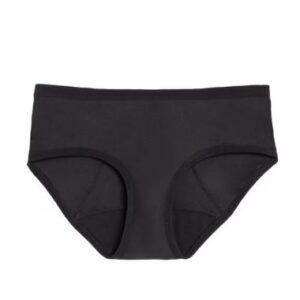Ropa interior menstrual tipo bikini de microfibra para flujo medio, talla XL - Marca The Period Company