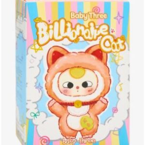 Llavero de felpa sorpresa Baby Three Billionaire Cat coleccionable - Marca Baby Three