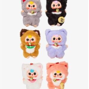 Alternative view of Llavero de felpa sorpresa Baby Three Billionaire Cat coleccionable - Marca Baby Three