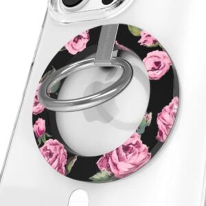 Anillo de agarre MagSafe con diseño floral rosa - Marca Velvet Caviar