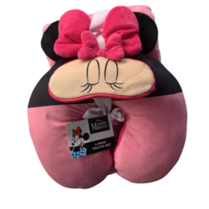 Juego de viaje de 3 piezas para niña de Minnie Mouse -Disney