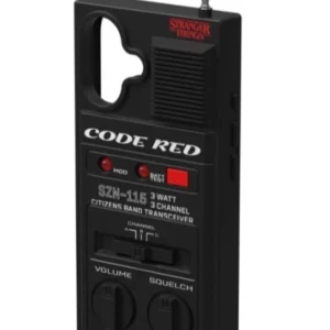 Alternative view of Funda para iPhone 17 con diseño de walkie-talkie «Código rojo» -Stranger Things