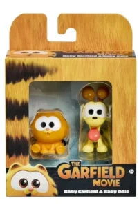 Mini figuras coleccionables Oddie y Garfield bebés -Garfield: The movie