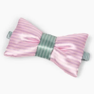 Antifaz de satén para dormir a rayas marca Bow Bliss