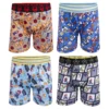 Paquete de 4 calzones tipo boxer para niños talla 8 -Super Mario Bros