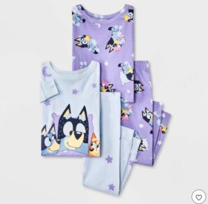 Conjunto de pijama de 4 piezas para niña talla 3 de la marca Bluey