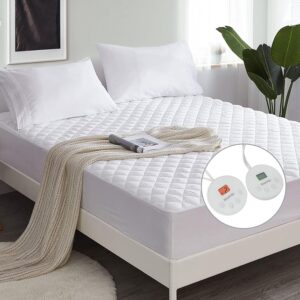 Protector de colchón térmico con 10 ajustes de calor tamaño Queen -Giantex