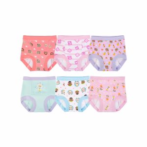 Paquete de 6 calzones entrenadores para niña talla 3 de Cocomelon