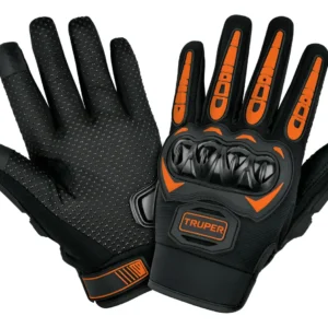 Guante con protección para motociclista talla G -Trupper