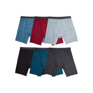 Paquete de 6 calzoncillos tipo bóxer para hombre, Talla M -Fruit of the Loom Store