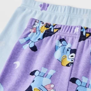 Alternative view of Conjunto de pijama de 4 piezas para niña talla 3 de la marca Bluey