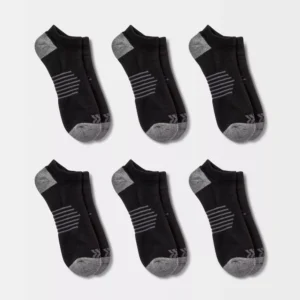 Paquete de 6 pares de calcetines invisibles para hombre talla 12/15 -All In Motion