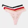 Paquete de 5 calzones tipo tanga para dama talla S -Auden