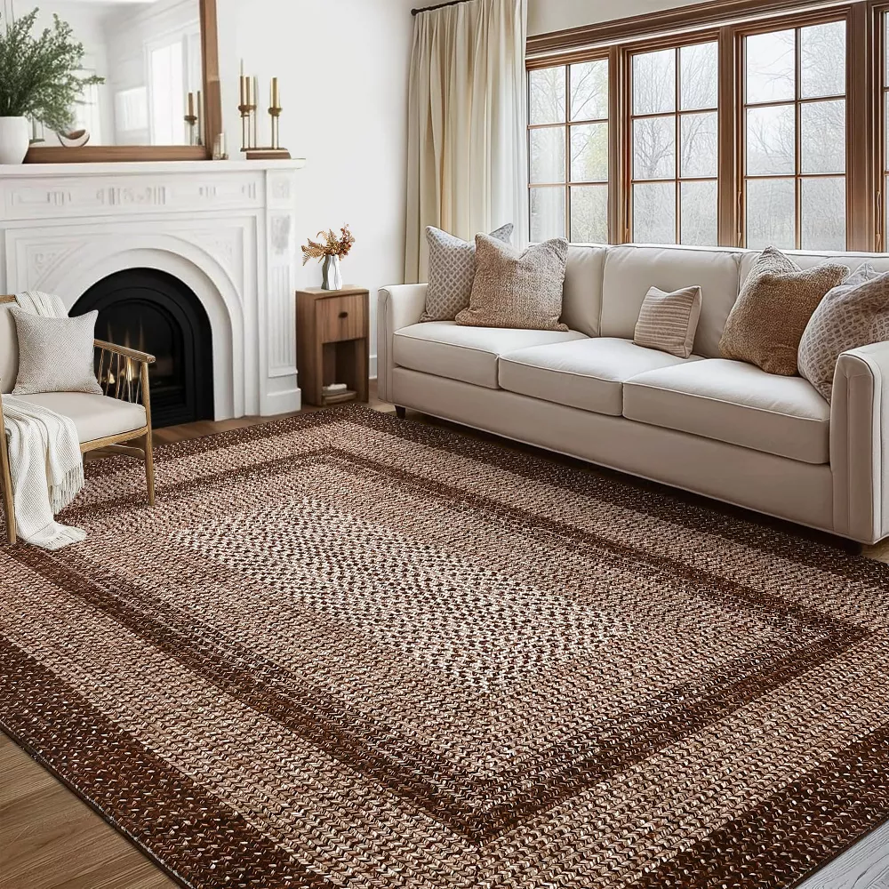 Tapete moderno lavable de 8x10 pies -SunnyFurn - Imagen 6