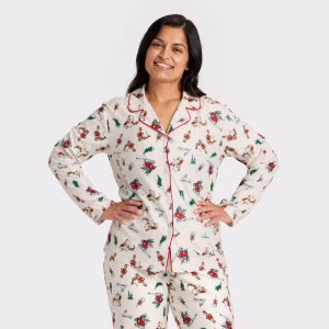Alternative view of Conjunto de pijama para dama talla XL de 2 piezas con diseño de Grinch -Dr. Seuss