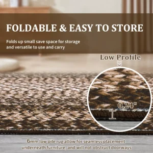 Alternative view of Tapete moderno lavable de 8x10 pies -SunnyFurn