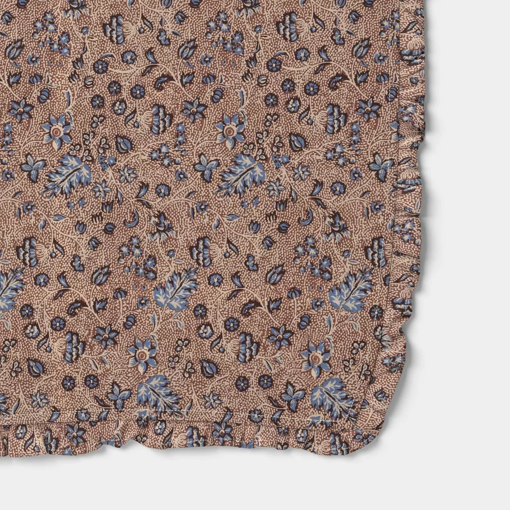Mantel rectangular con volantes y estampado floral de 264x152 cm -Threshold - Imagen 2