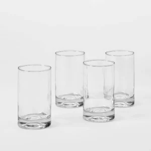 Paquete de 4 vasos de vidrio de 10 onzas - Threshold