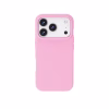 Funda de silicona rosa compatible con MagSafe para iPhone 17 Pro