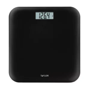 Báscula digital ligera para baño color negro -Taylor