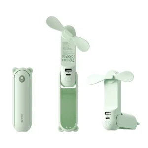 Ventilador de mano 3 en 1, portátil y recargable por USB -JISULIFE