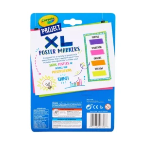 Alternative view of Plumones XL de trazo grueso (4 unidades) -Crayola