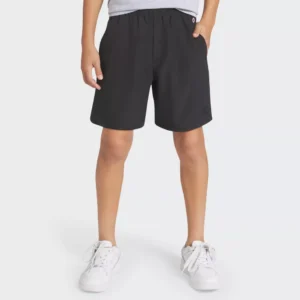 Pantalones cortos para niño talla S, elásticos  en color negro -Champion