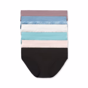 Paquete de 6 calzones sin costuras para dama talla M -Joyspun