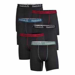 Paquete de 5 calzoncillos tipo bóxer para hombre, Talla S -Reebok Store