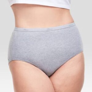 Alternative view of Paquete de 6 braguitas de algodón de talle alto para mujer multicolor talla 9 - Marca Hanes