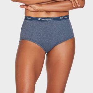 Alternative view of Paquete de 5 calzones de algodón de talle alto para mujer multicolor talla 2XL - Marca Hanes