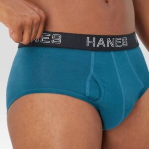 Alternative view of Paquete de 6 calzoncillos clásicos elásticos para hombre talla M azul negro y rojo - Marca Hanes Premium