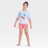 Conjunto de 2 piezas: short y camiseta para niña talla 14