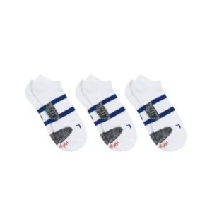 Alternative view of Calcetines de compresión de corte bajo para adulto talla 6-12 blancos paquete de 3 - Marca Hanes X-Temp