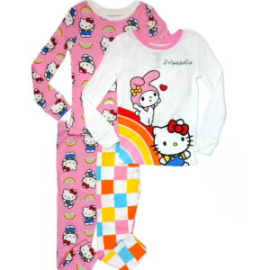 Conjunto de pijama de 4 piezas para niñas con diseño de My Melody talla 3  —Sanrio