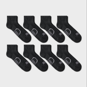 Paquete de 8 pares de calcetines invisibles para hombre talla 6-12 -All In Motion