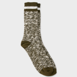Par de calcetines para caballero talla 6/12, color verde oliva -Goodfellow & Co